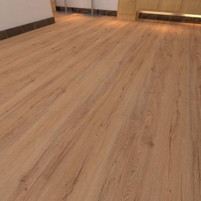 Natural Linoleum Interlocking Deep Embossed Pvc Vinyl Flooring In Matt