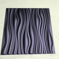 Black PVC Beaded Ceiling Wall Board Waterproof Paneling for Livingroom